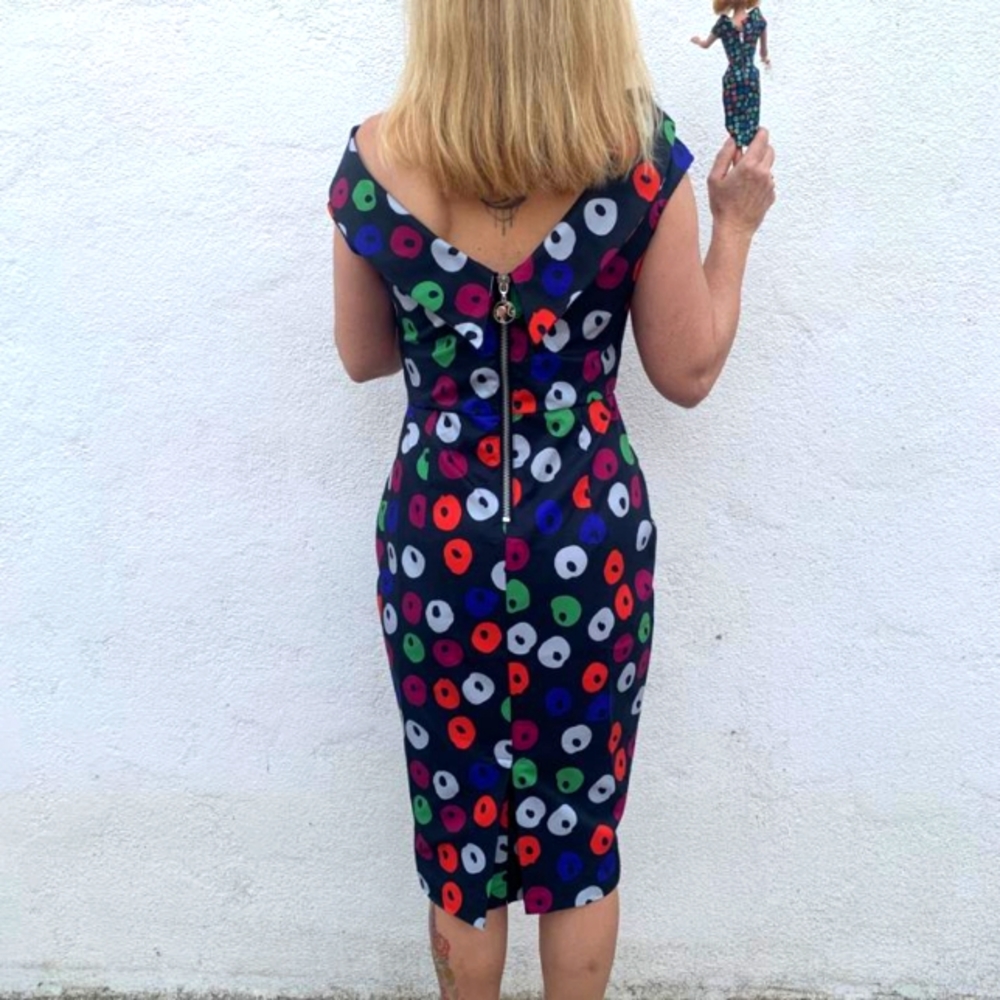 Unique Vintage Barbie Dress Apple - Picture 3 of 5